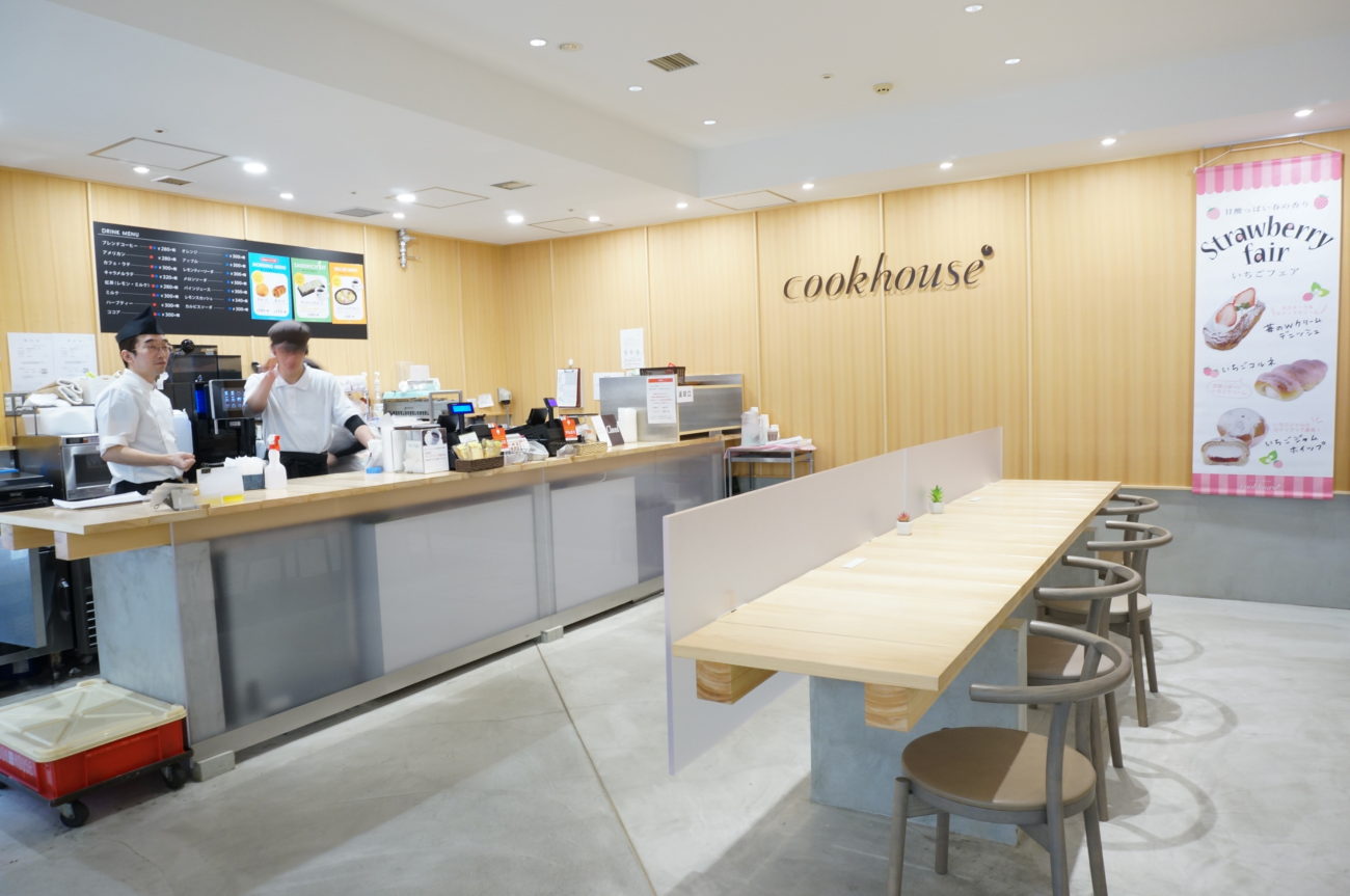 cookhouseカフェコーナー
