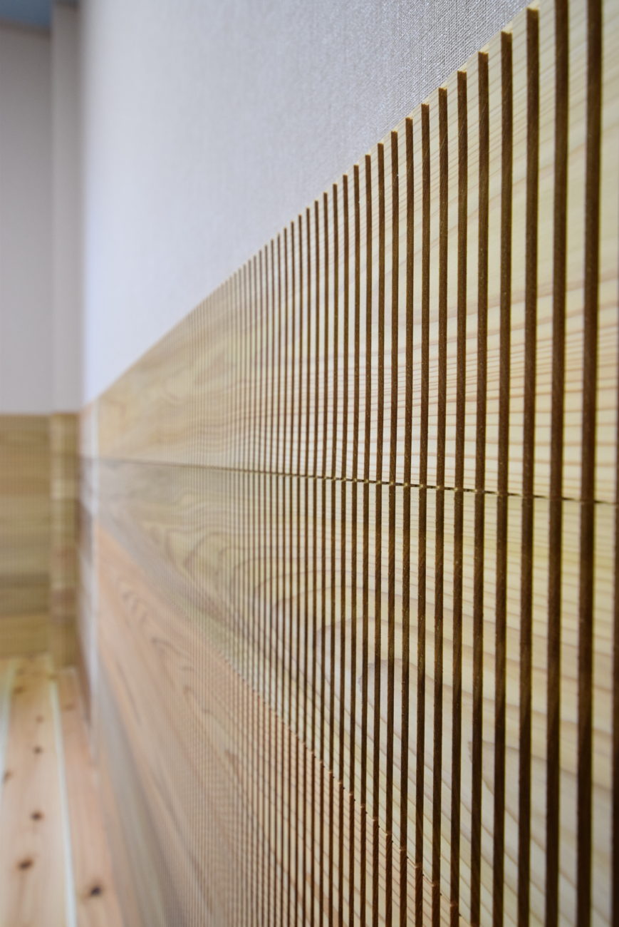 吉野杉木口ｽﾘｯﾄﾊﾟﾈﾙ