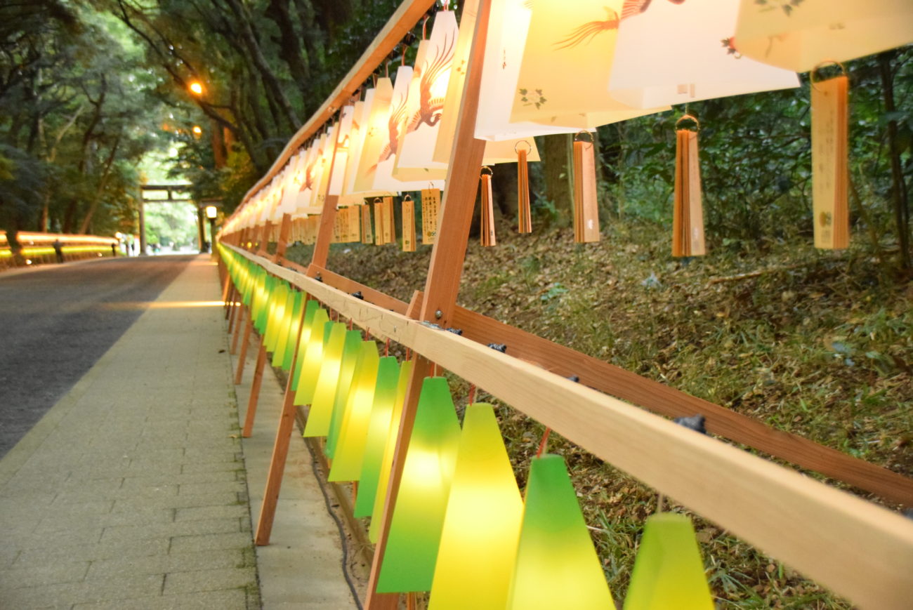 明治神宮鎮座百年祭（夢鈴）行燈